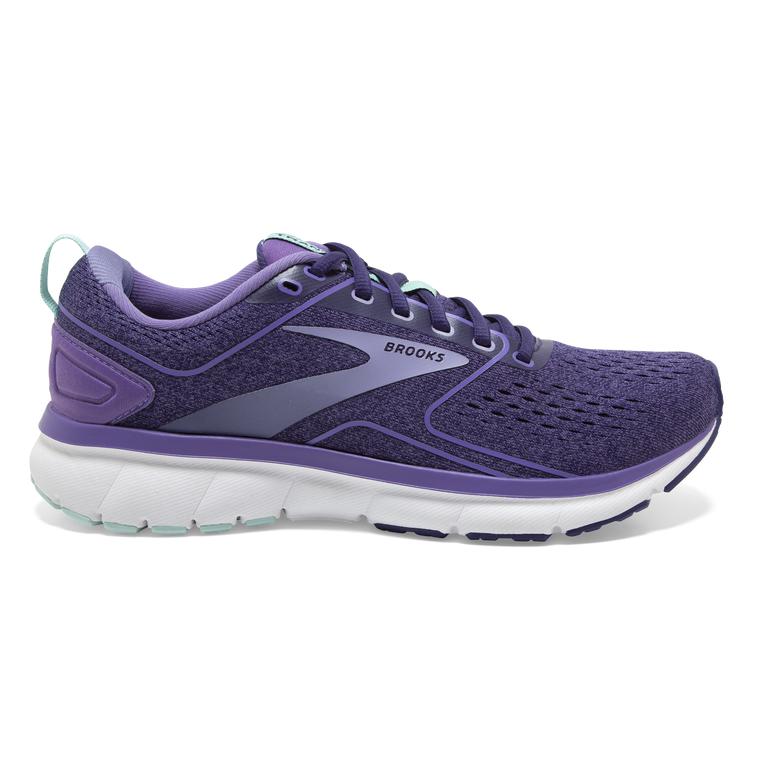 Brooks Womens Transmit 3 Road Running Shoes - Blue Ribbon/Veronica/Lavender/Purple (203486-ACN)